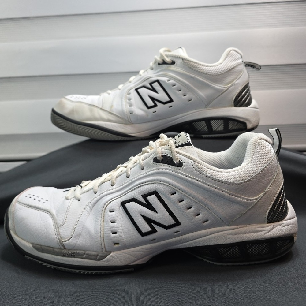 New Balance 803 White Low Mens Shoes MC803W Size 13D  Lightning Dry White Carbon - Picture 2 of 8